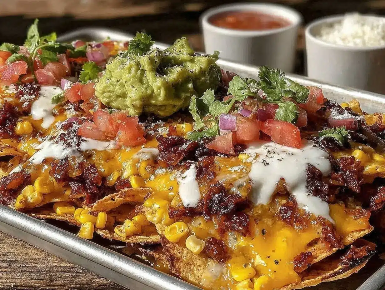 crispy loaded nachos - featured image