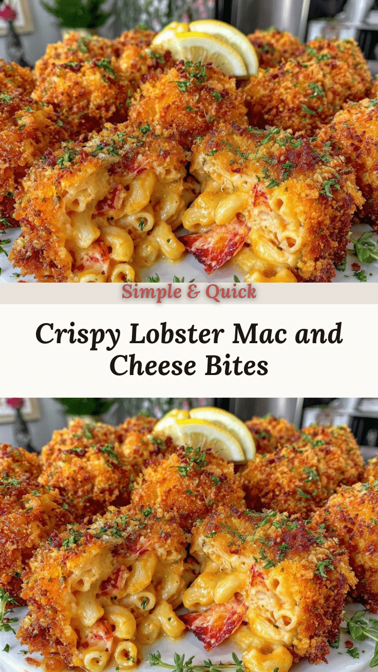 crispy lobster mac and cheese bites recipe