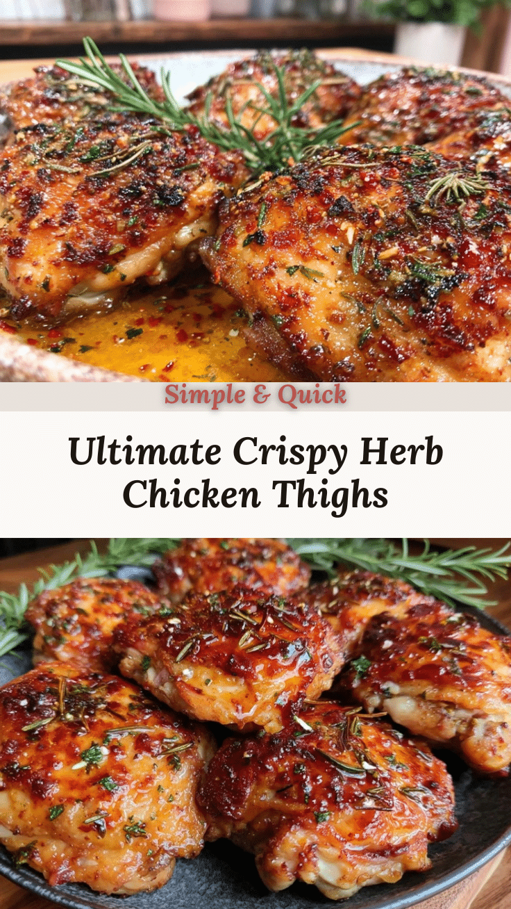 crispy oven-baked chicken thighs recipe
