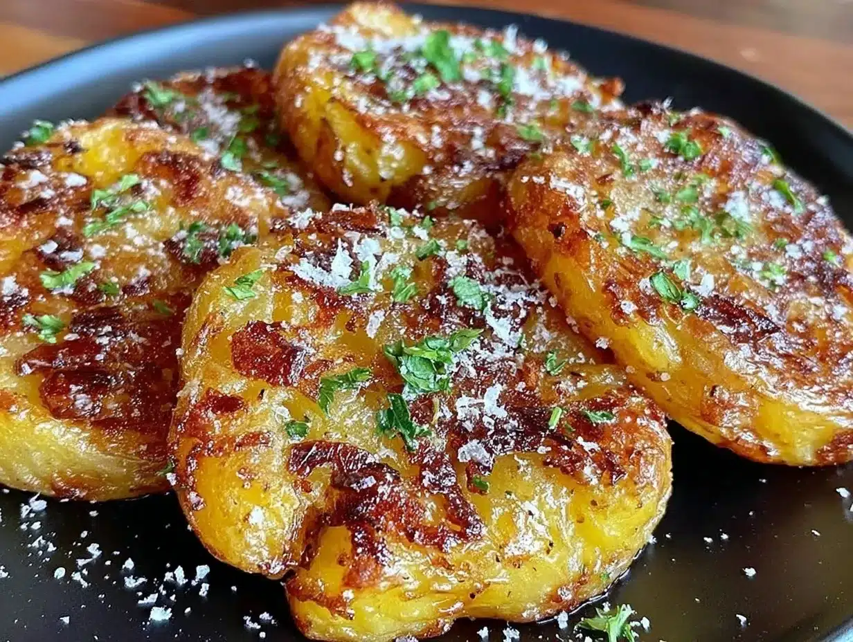 Crispy Parmesan Smashed Potatoes preparation steps