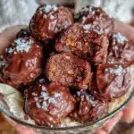 Dark Chocolate Sea Salt Protein Bites - featured image