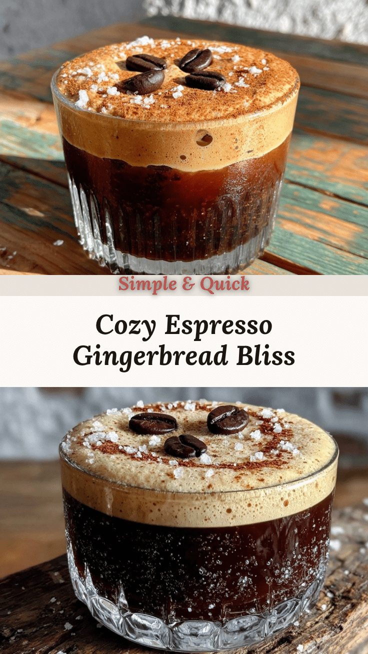 espresso gingerbread drink recipe