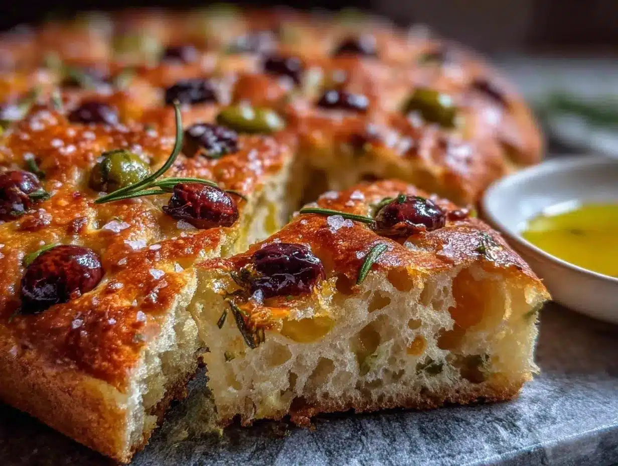 focaccia bread recipe preparation steps