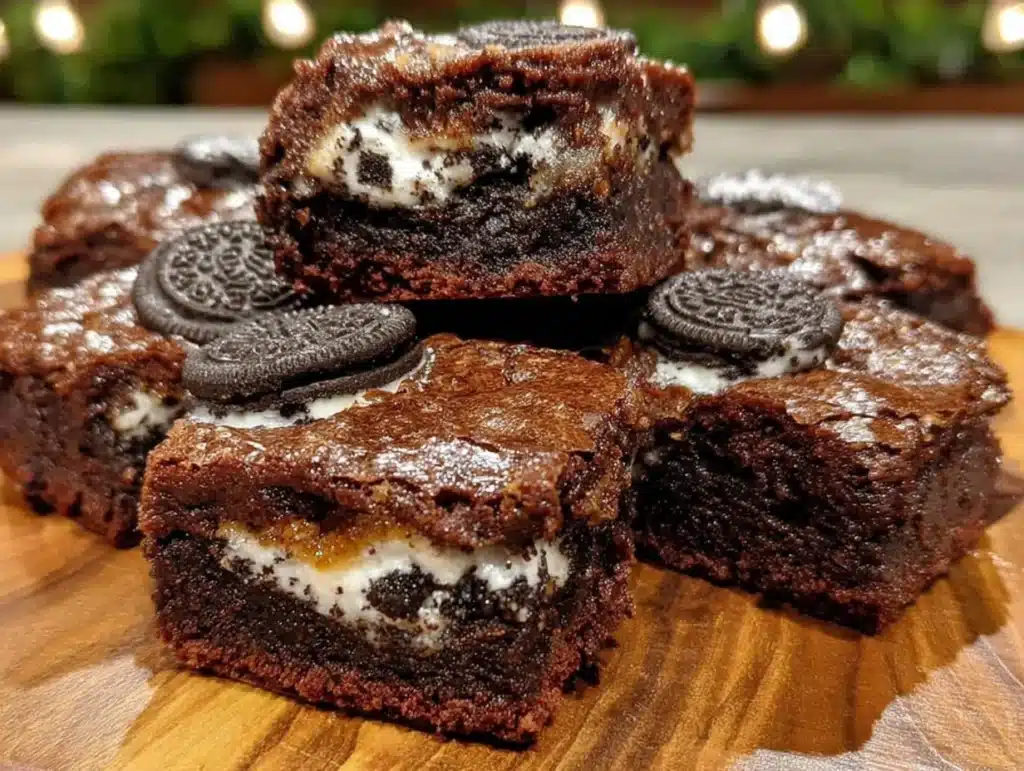 Fudgy Oreo Brownies - featured image