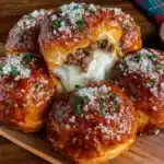 Garlic Parmesan Cheeseburger Bombs - featured image