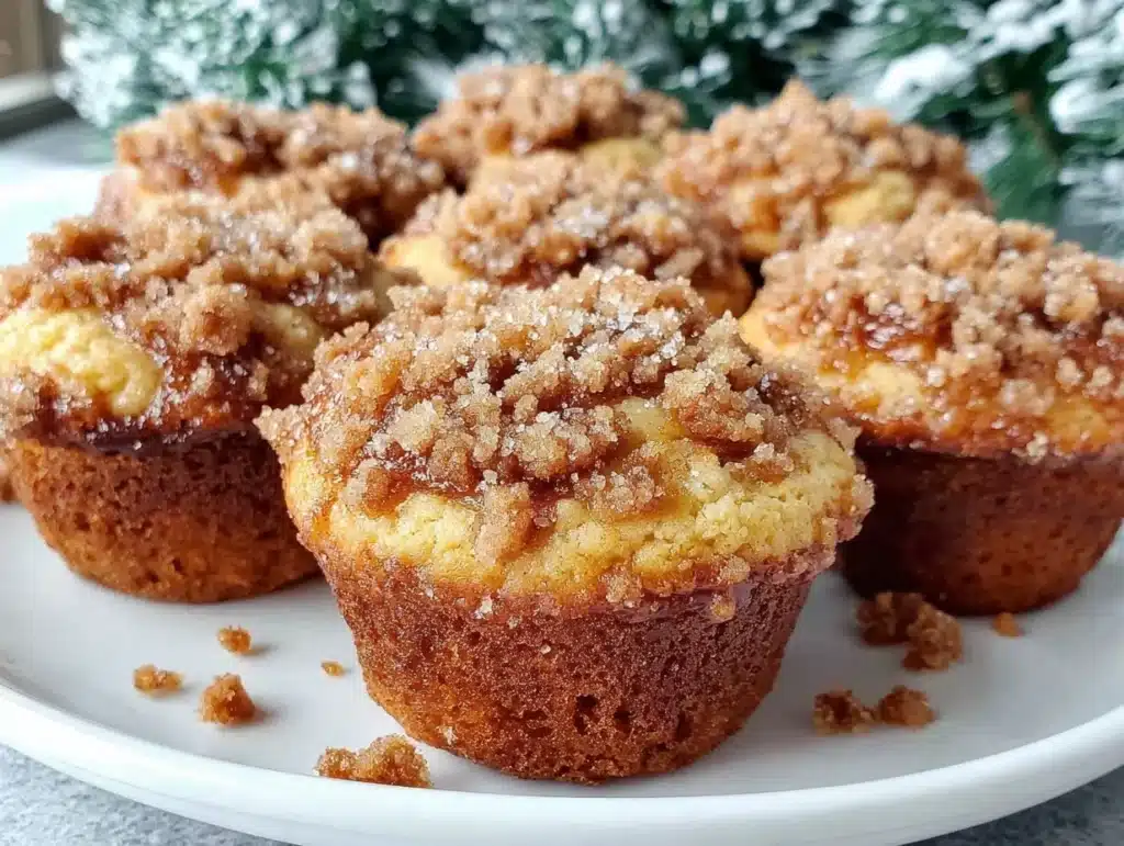 gingerbread coffeecake muffins - featured image