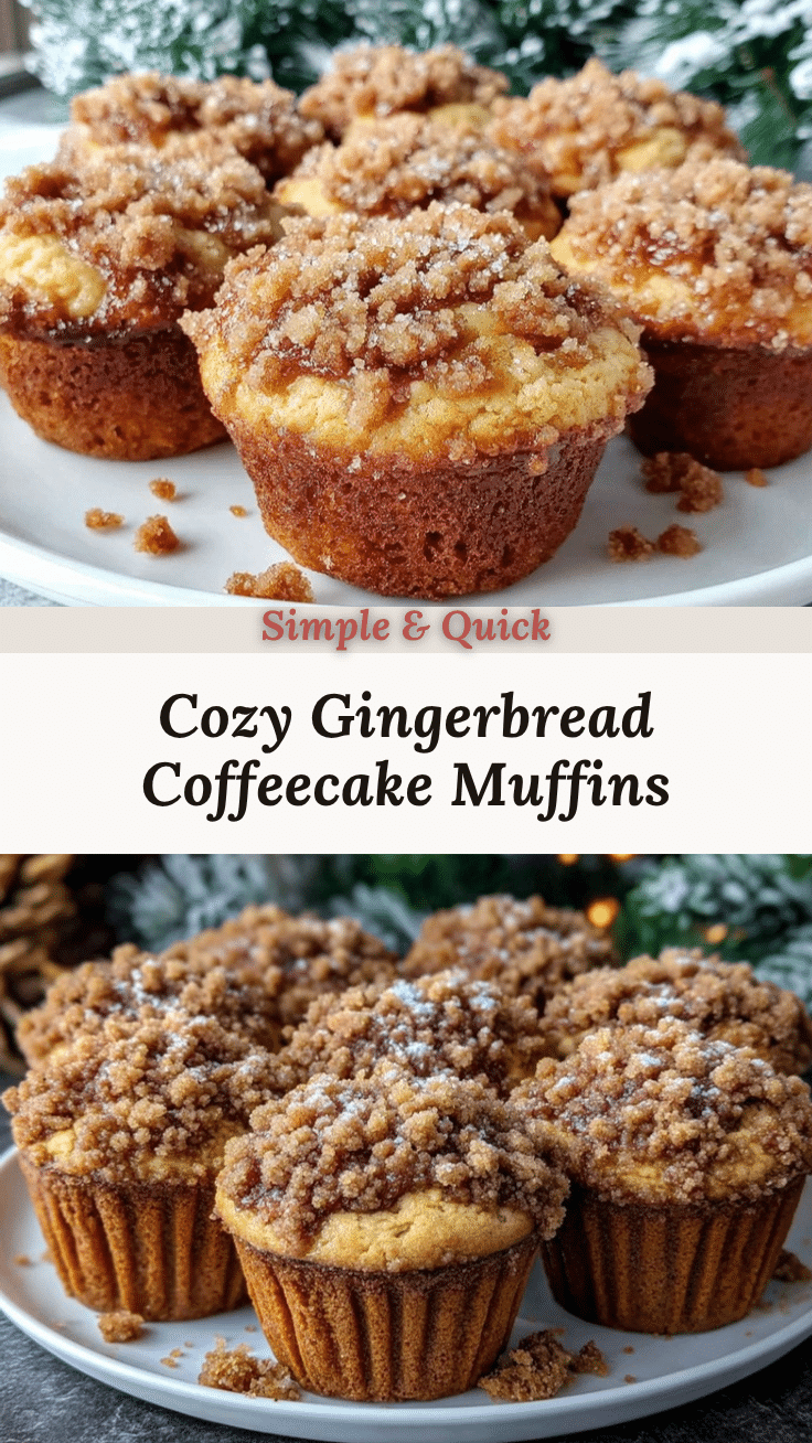 gingerbread coffeecake muffins recipe