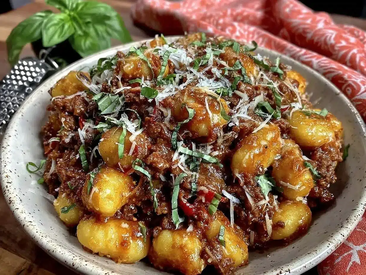 gnocchi bolognese preparation steps