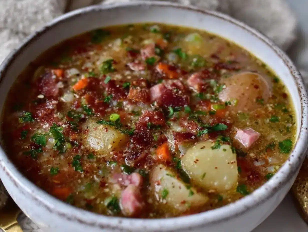 ham and potato soup preparation steps