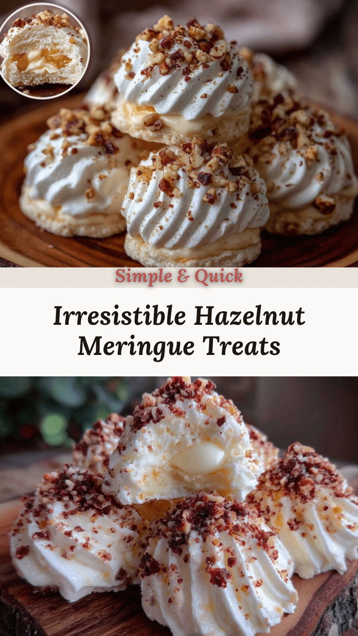 hazelnut meringue bombs recipe