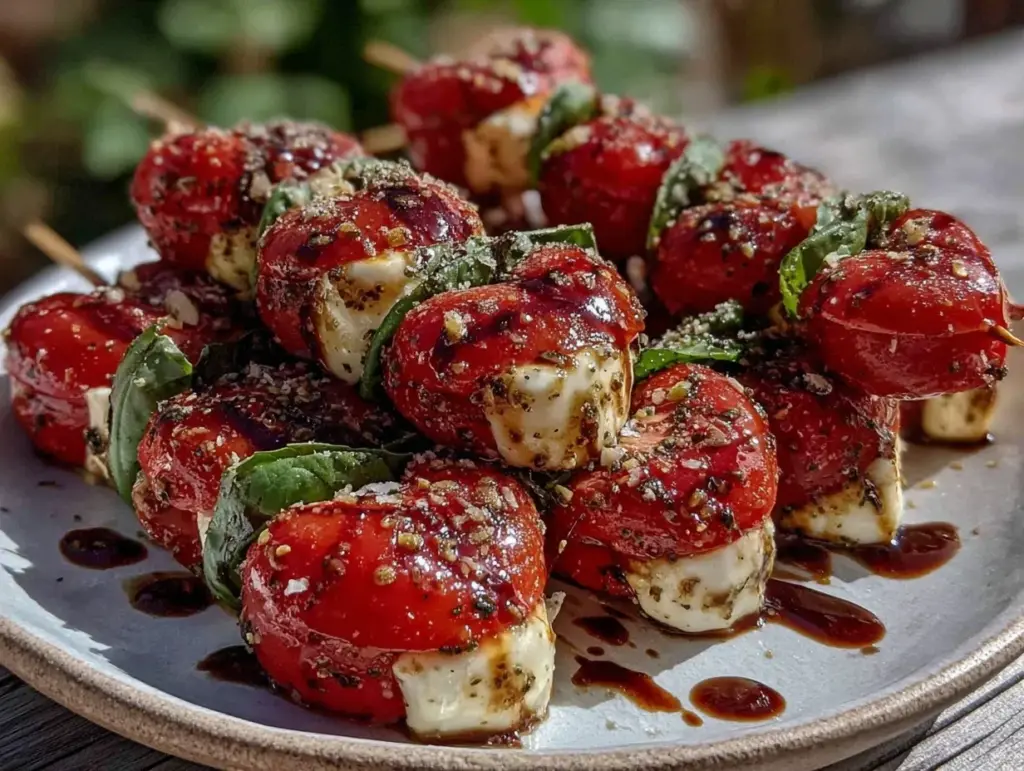 Heart-Shaped Caprese Salad Skewers - featured image