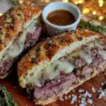 Herb-Crusted Prime Rib French Dip Sandwiches - featured image