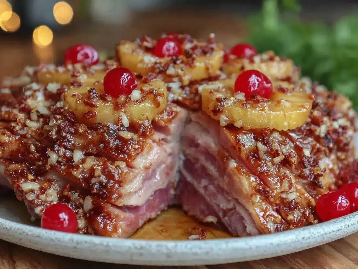 honey glazed ham preparation steps