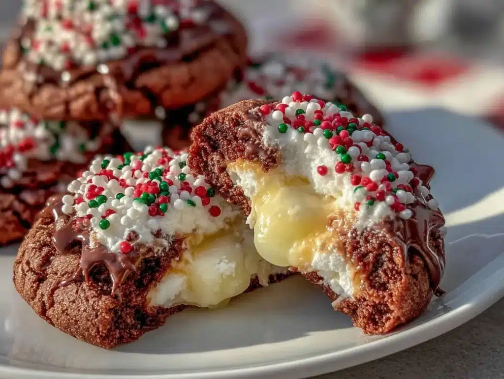 hot cocoa cookies - featured image