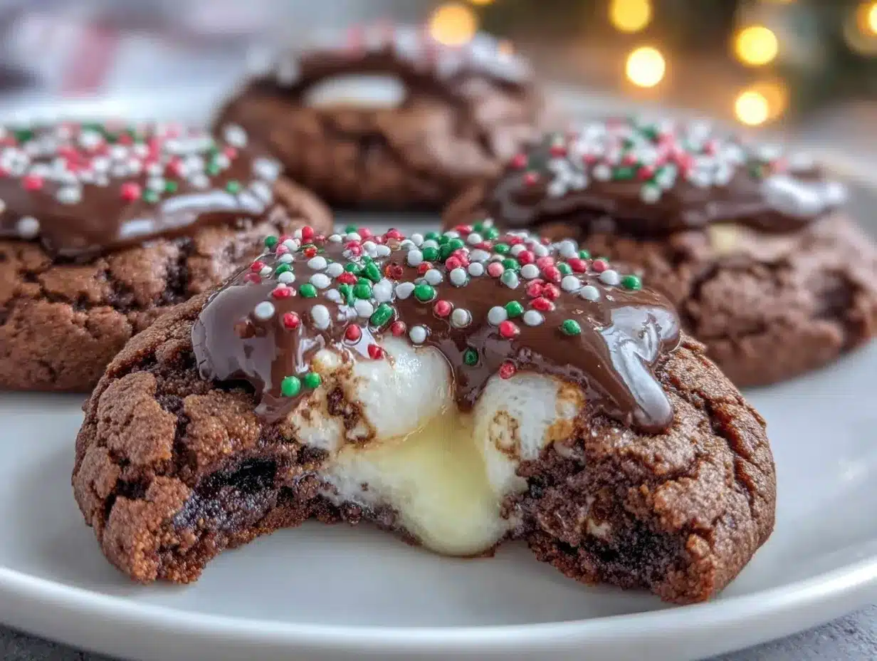 hot cocoa cookies preparation steps