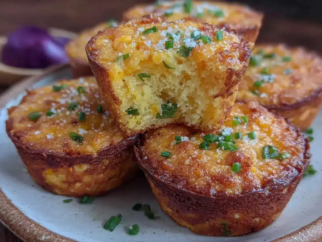 Jalapeño Cheddar Cornbread Muffins - featured image