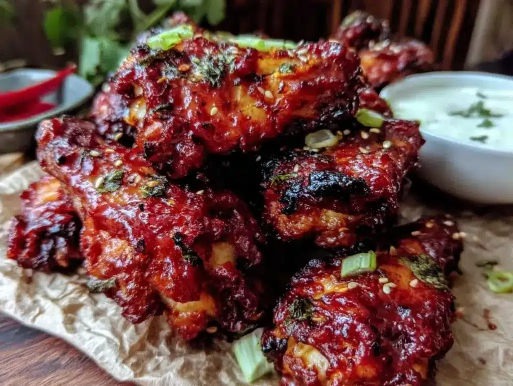 Korean gochujang chicken wings - featured image