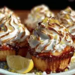 lemon curd filled cupcakes - featured image