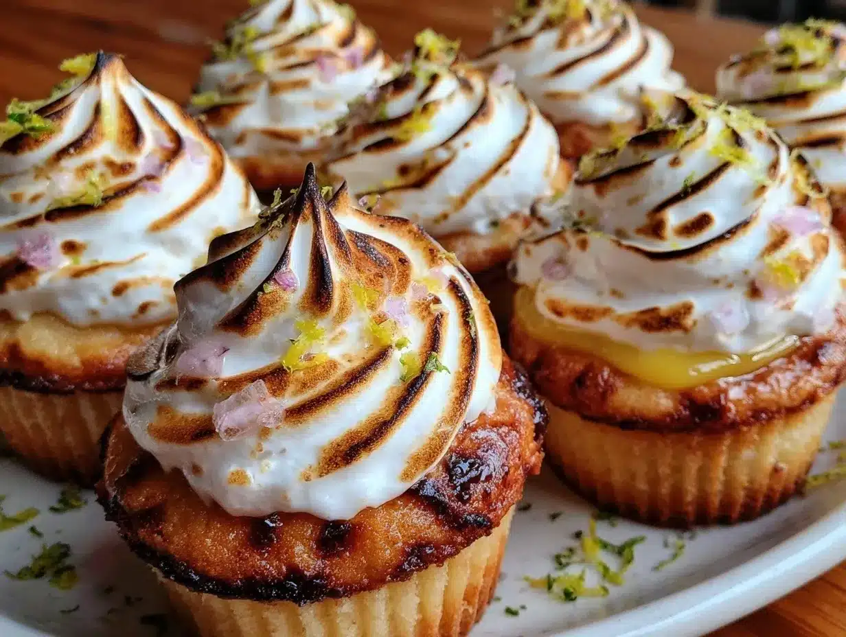 lemon curd filled cupcakes preparation steps