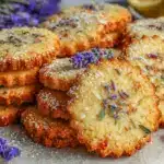 Lemon Lavender Shortbread Cookies - featured image