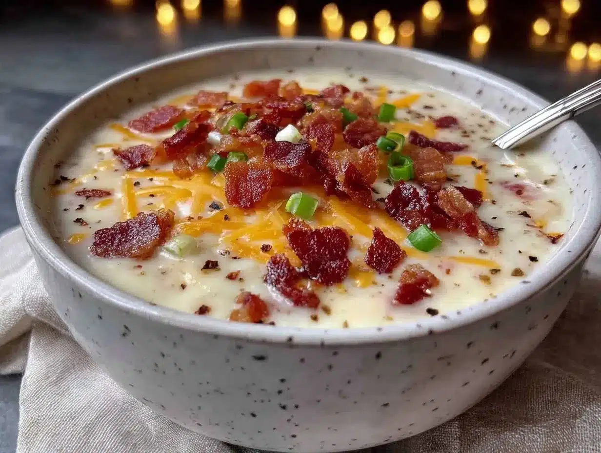 loaded baked potato soup preparation steps