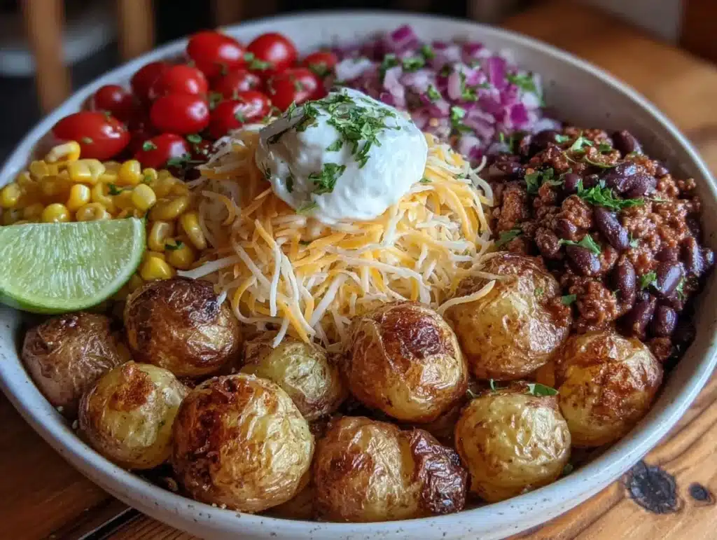 Loaded Potato Taco Bowl - featured image
