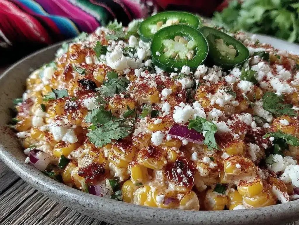 Mexican street corn salad - featured image