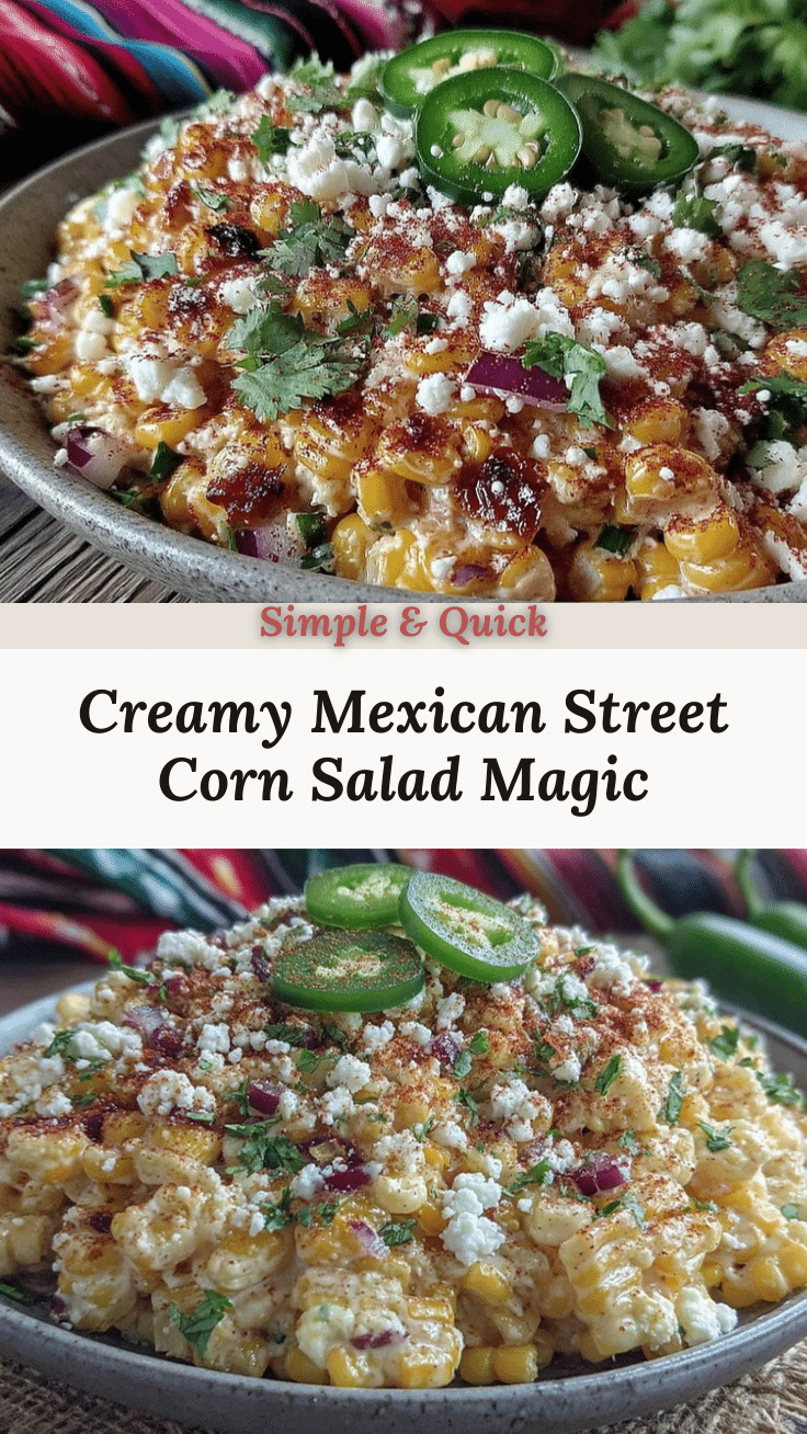 Mexican street corn salad recipe