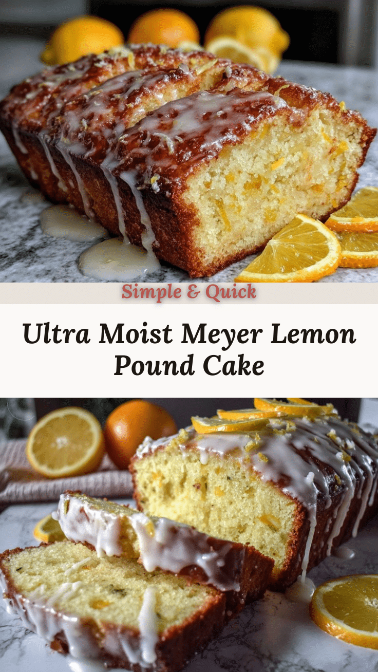 Meyer Lemon Olive Oil Pound Cake recipe