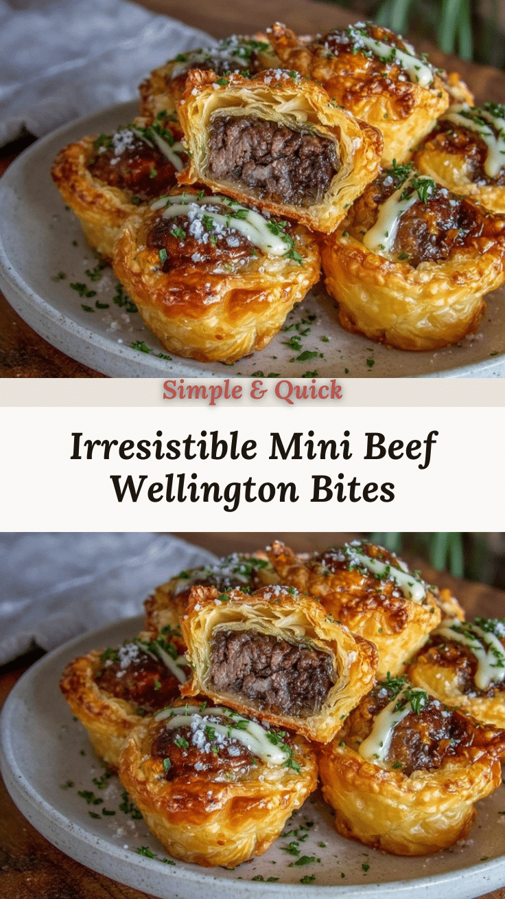 Mini Beef Wellington Bites recipe