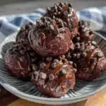 no-bake brownie protein bites - featured image