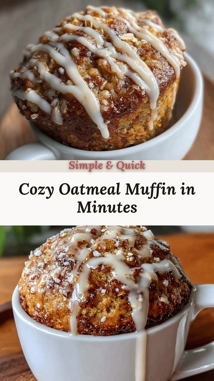 oatmeal muffin in a mug recipe
