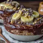 overnight chocolate peanut butter oats - featured image