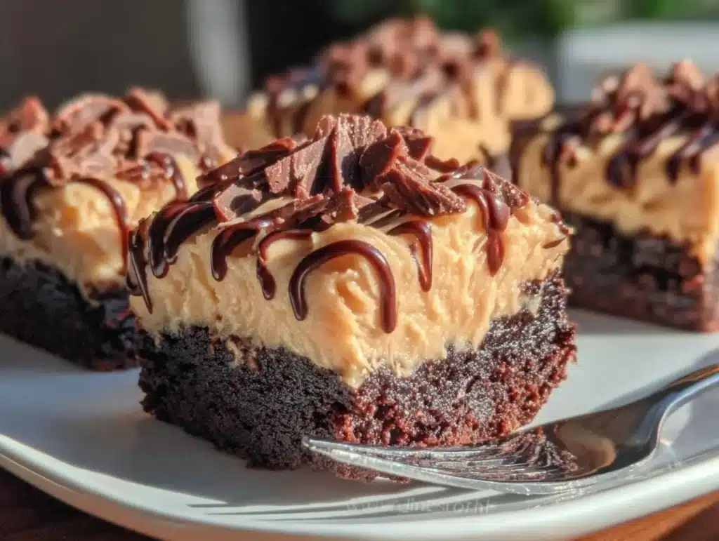 peanut butter brownies - featured image