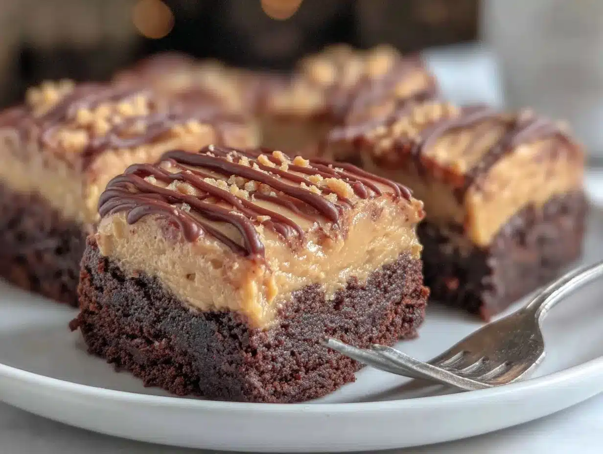 peanut butter brownies preparation steps