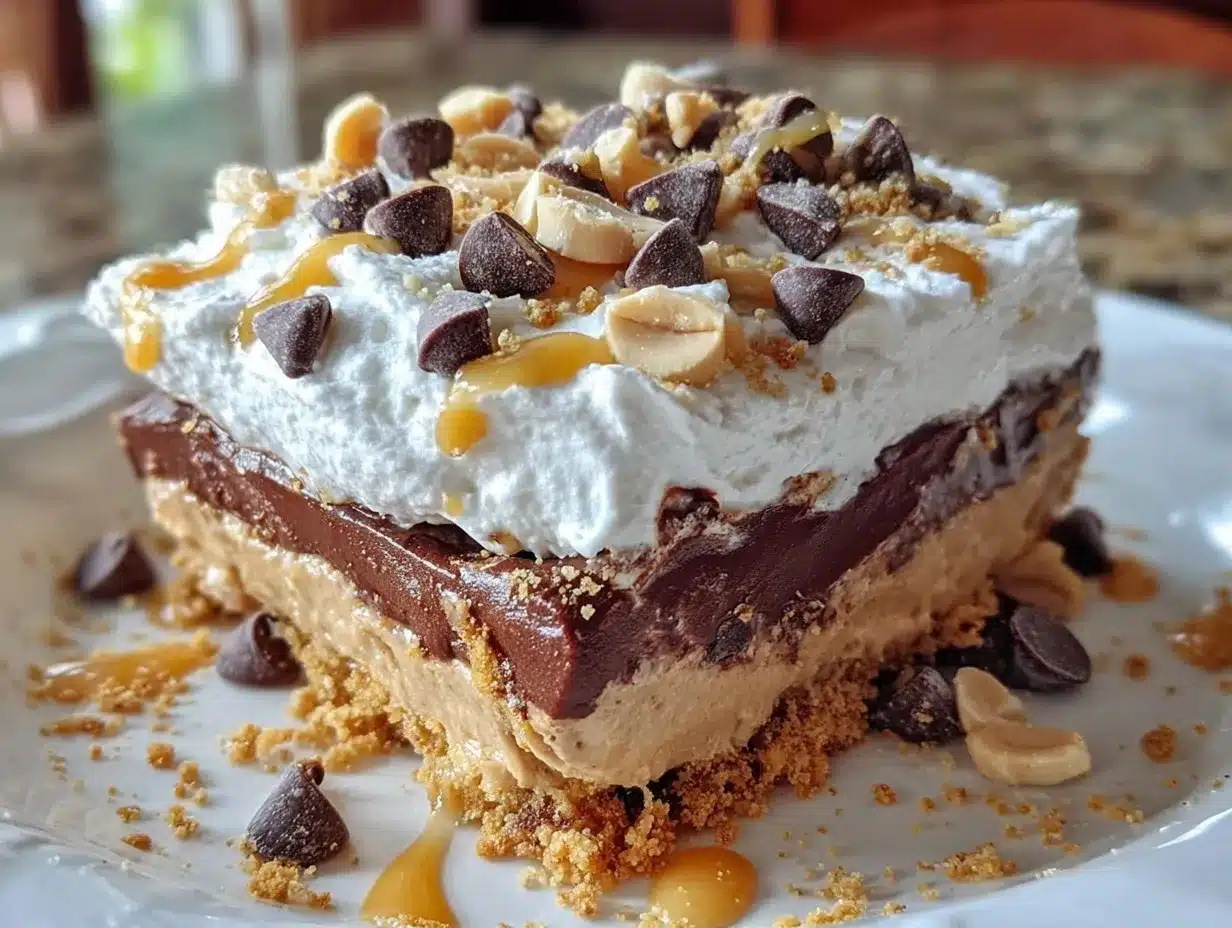 peanut butter lasagna preparation steps