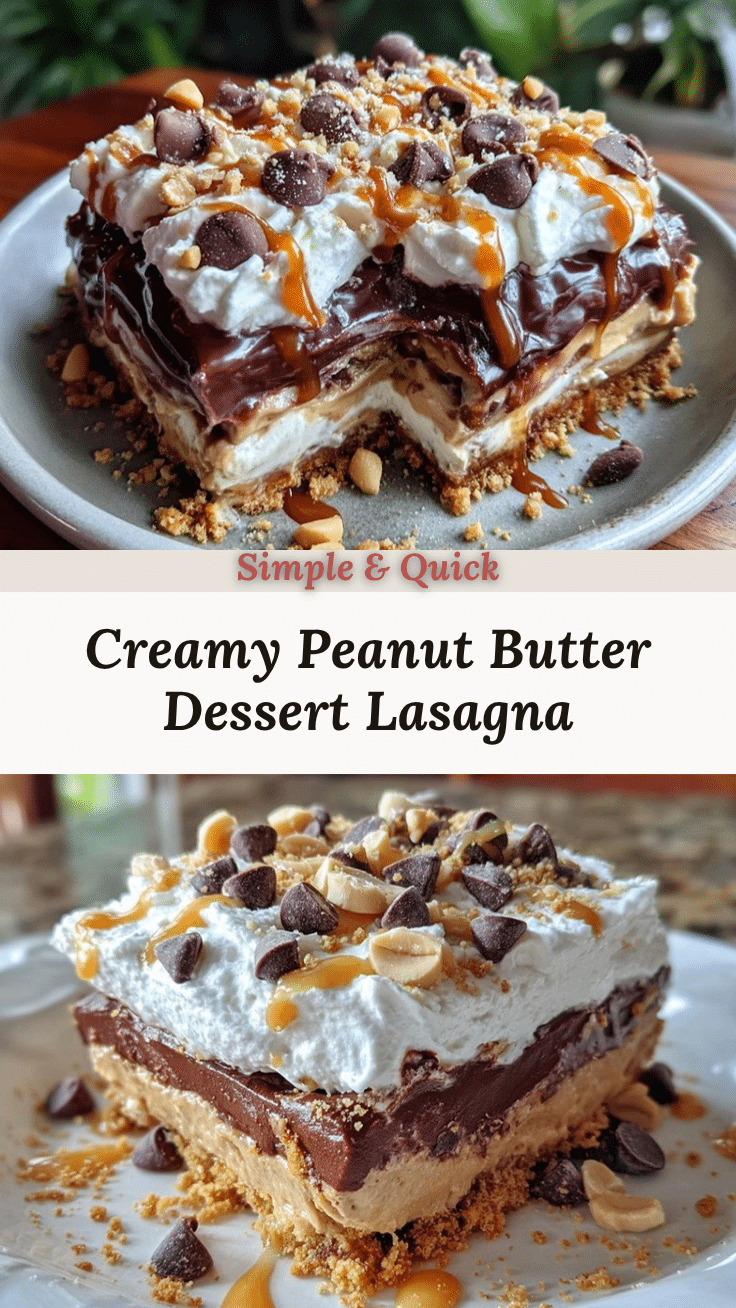 peanut butter lasagna recipe