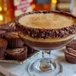 peanut butter whiskey chocolate martini - featured image