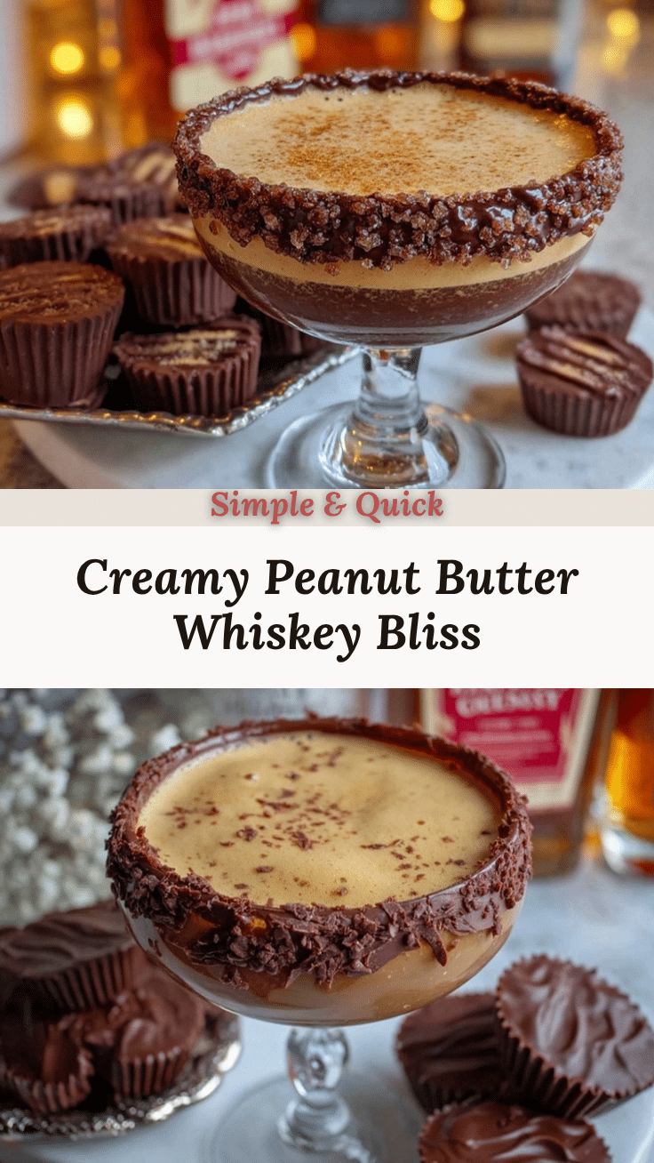 peanut butter whiskey chocolate martini recipe