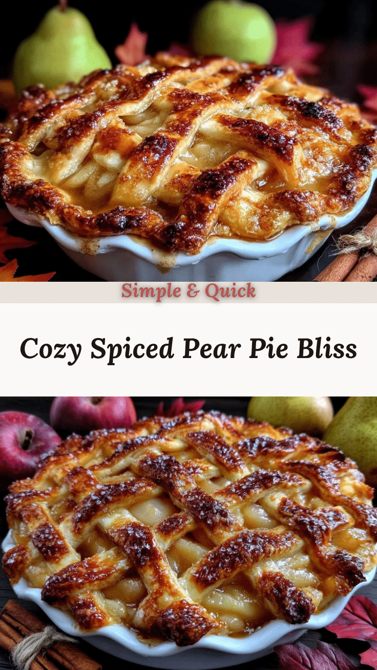 pear pie recipe