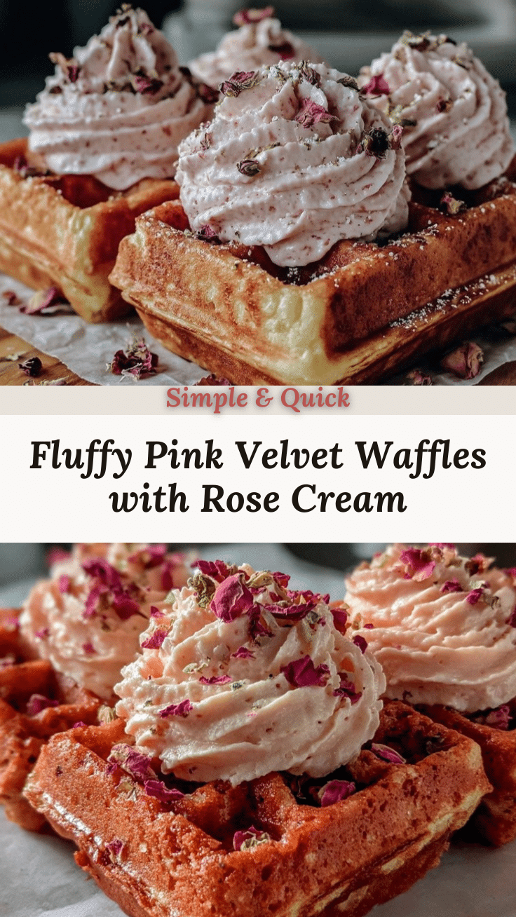 pink velvet waffles recipe