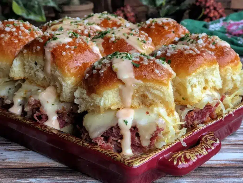 Reuben Sandwich Sliders - featured image