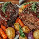 rosemary garlic pot roast - featured image