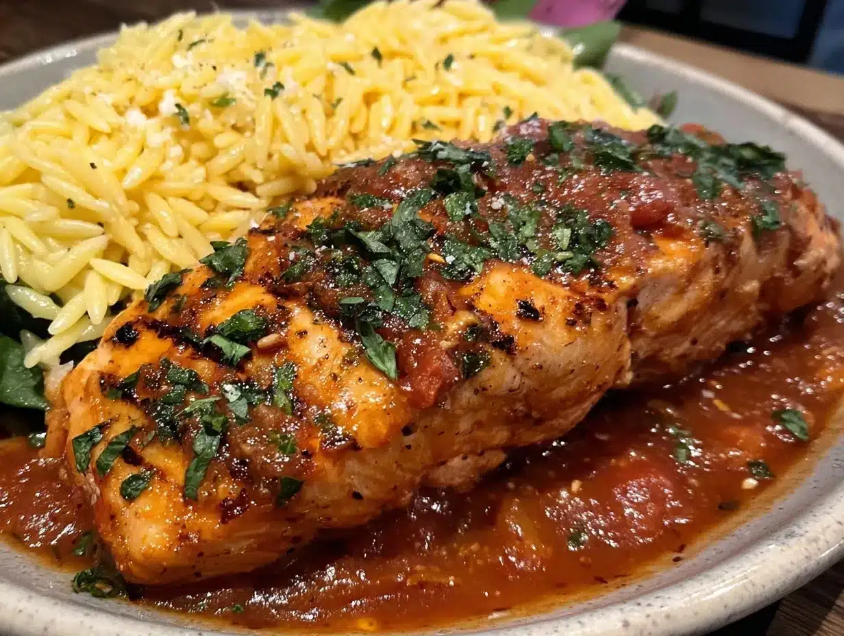 salmon allarrabbiata preparation steps