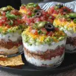 Seven-Layer Taco Dip Cups - featured image
