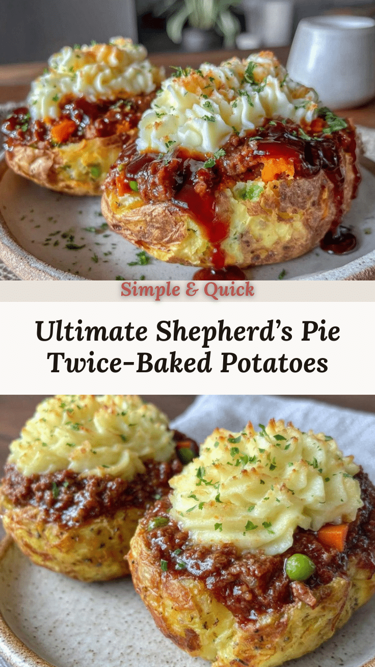 Shepherd’s Pie Twice-Baked Potatoes recipe