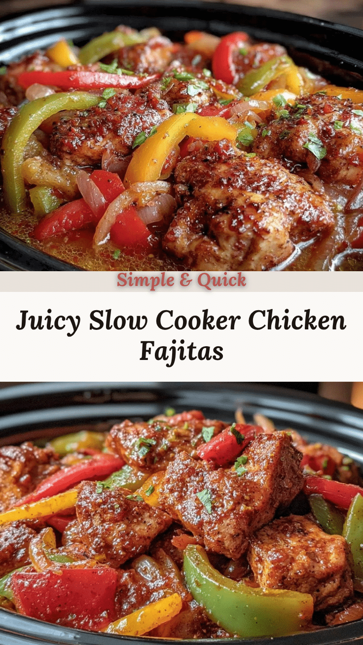 slow cooker chicken fajitas recipe