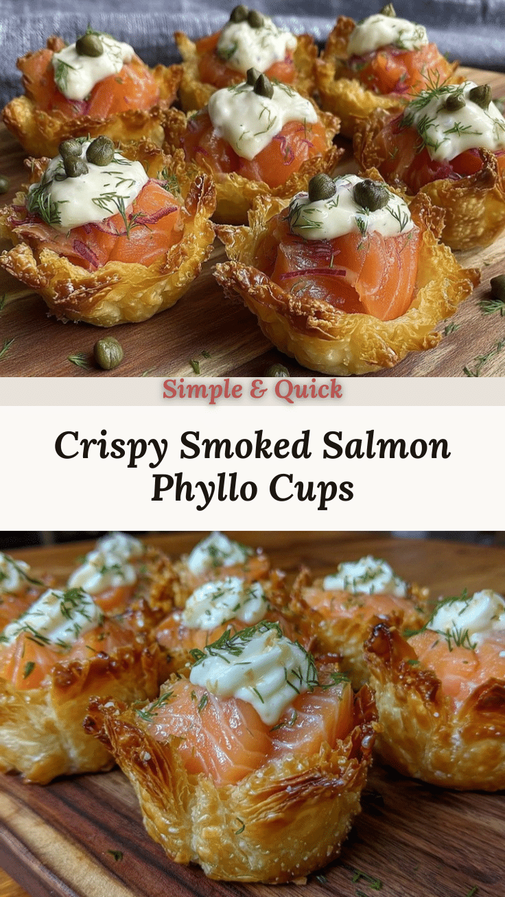 smoked salmon phyllo cups recipe
