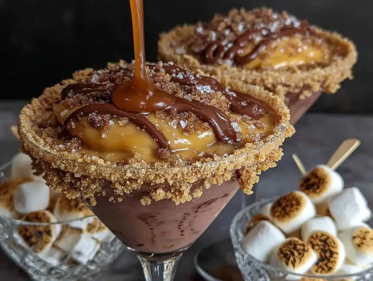 smores martini preparation steps