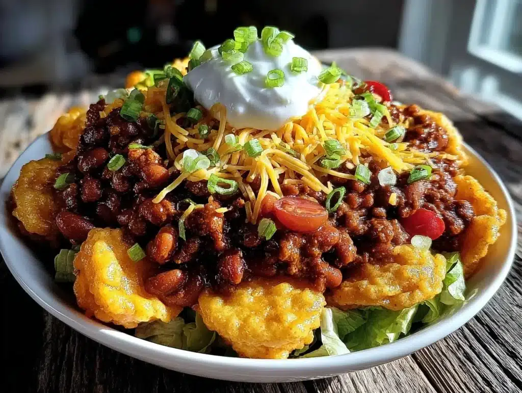 smothered Fritos taco bowls - featured image